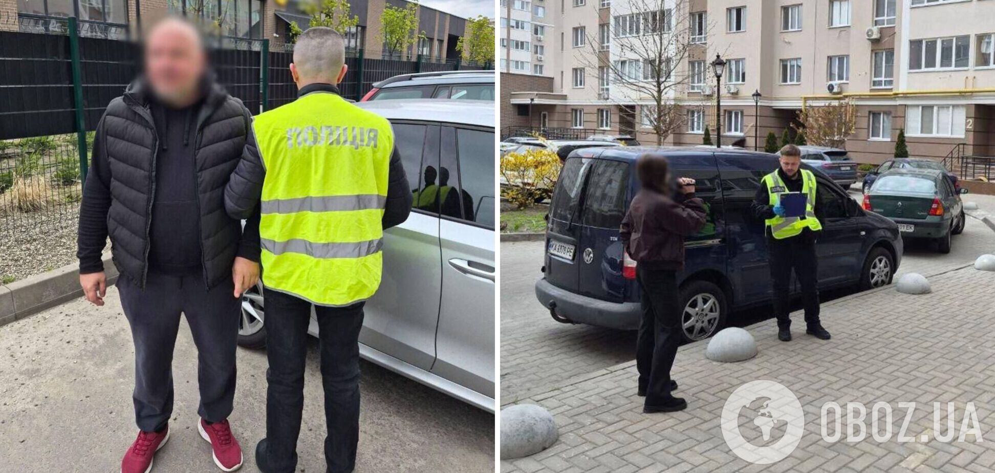 В Киеве мужчина выстрелил из авто в сторону женщины с ребенком: нападавшего задержали. Фото