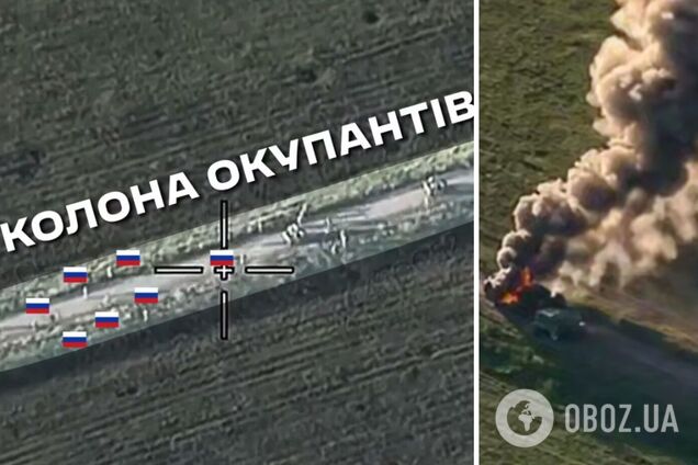 Відпрацювали точно: українські військові знищили колону окупантів на підступах до Часового Яру. Відео