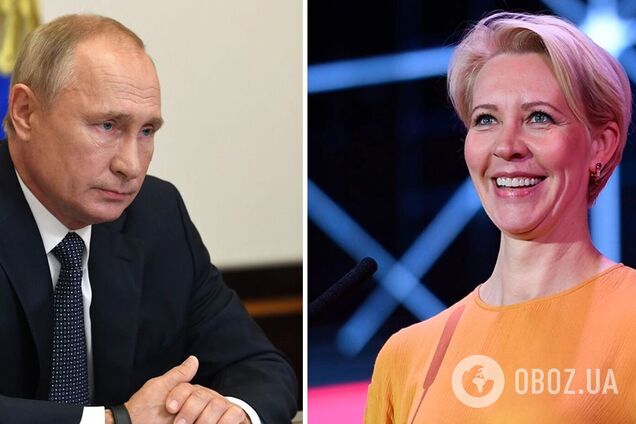 Російська акторка Тетяна Лазарєва згадала, як ледь не 'дала по башці' Путіну під час зустрічі