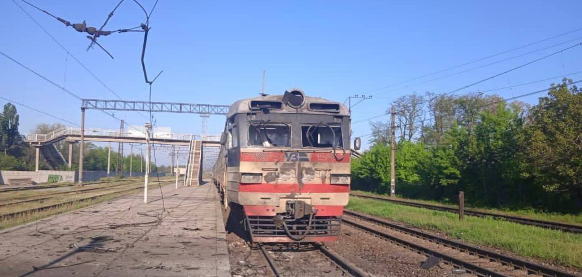 Росія атакувала залізничну станцію у Вільнянську на Запоріжжі: є постраждалі серед пасажирів. Фото