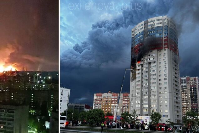Под прицелом НПЗ: в российской Рязани прогремели взрывы, произошел пожар. Фото и видео
