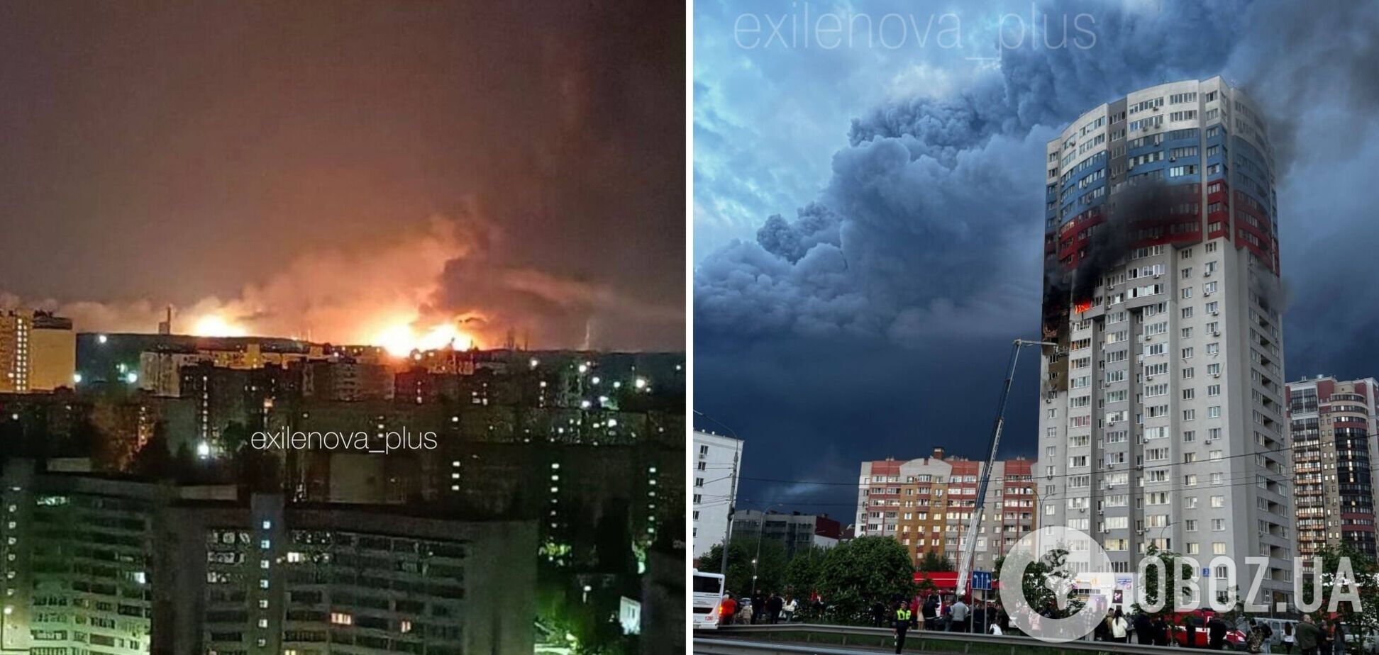Под прицелом НПЗ: в российской Рязани прогремели взрывы, произошел пожар. Фото и видео