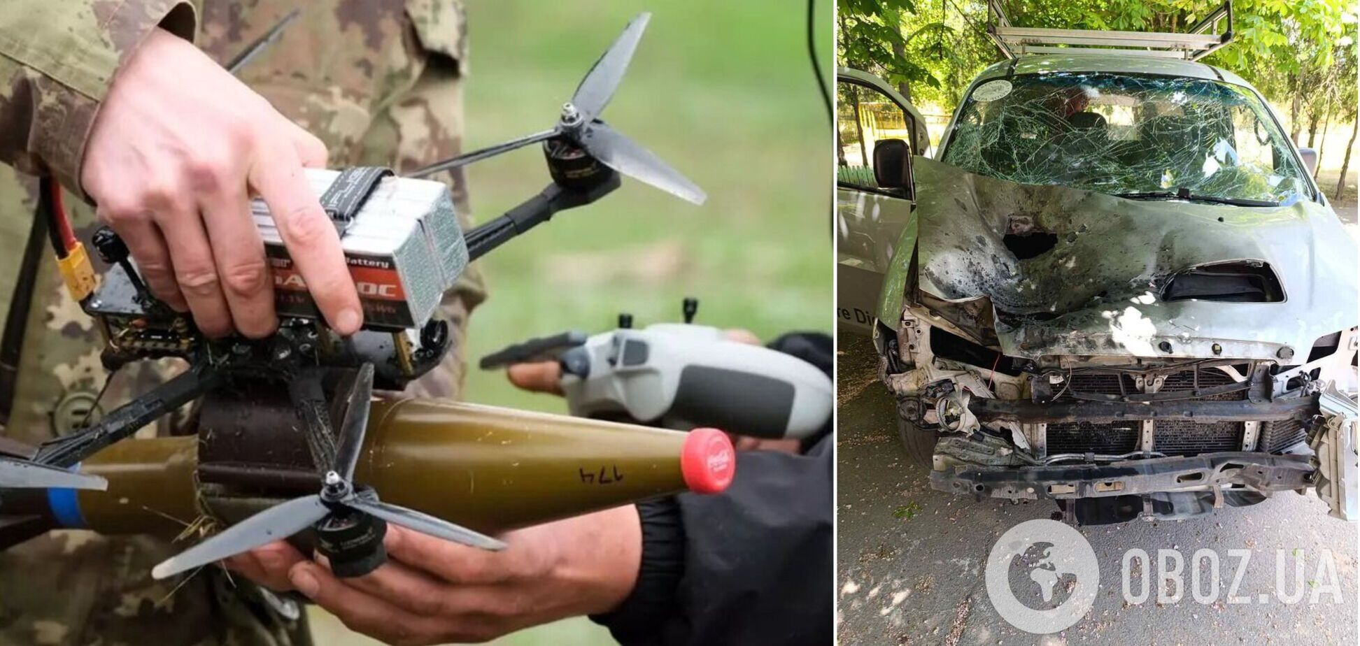 В Херсоне оккупанты атаковали автомобиль волонтеров, которые везли еду людям: есть пострадавший. Фото и видео
