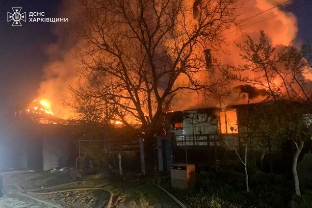 Россияне ночью атаковали Харьковскую область: разрушены дома, среди пострадавших – ребенок. Фото
