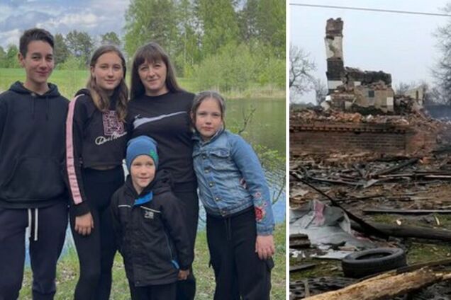 Вижили, бо пішли в гості: ворожі дрони знищили будинок багатодітної сім'ї на Чернігівщині