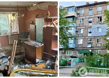 Россия утром атаковала Днепр: повреждены дома, есть пострадавшая. Фото