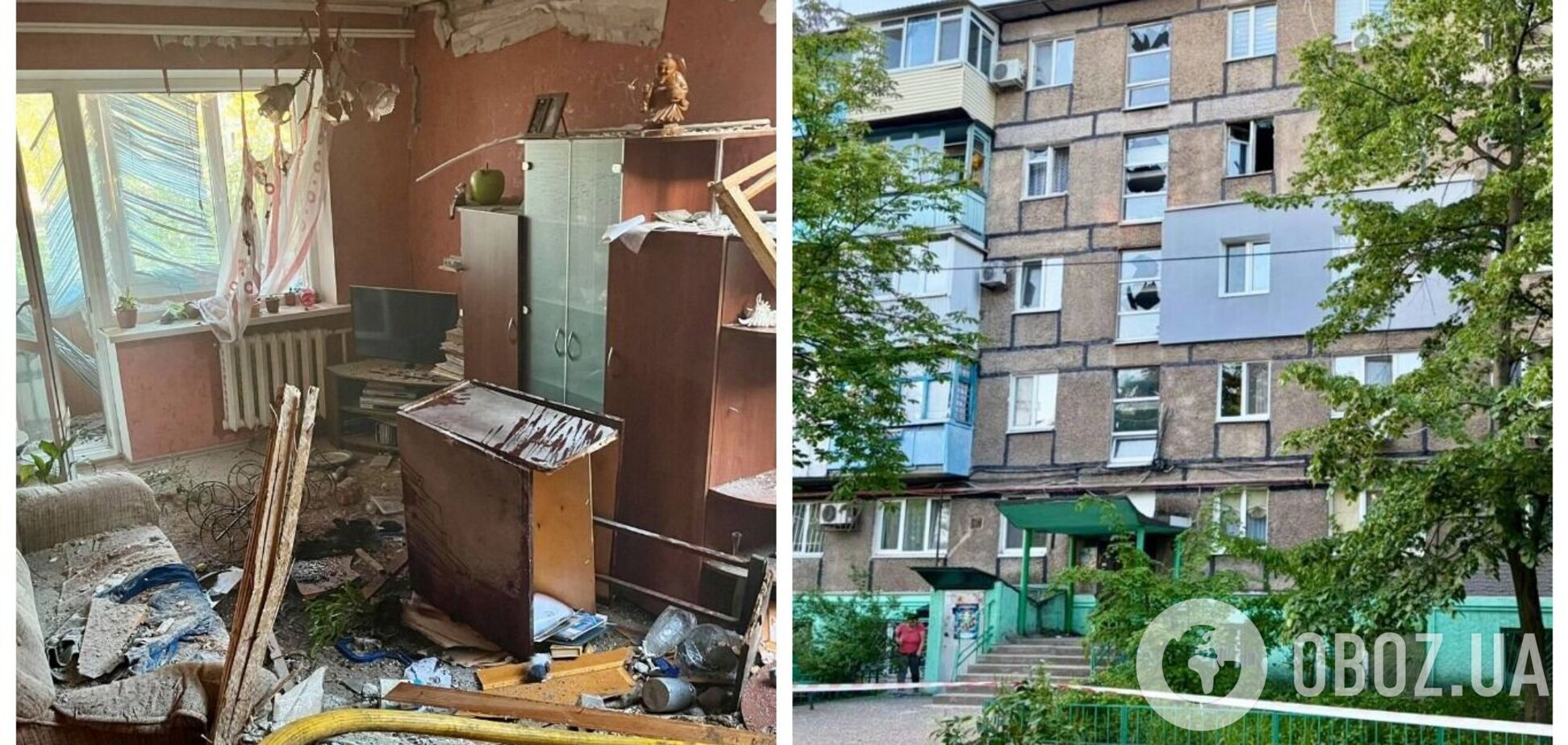 Россия утром атаковала Днепр: повреждены дома, есть пострадавшая. Фото