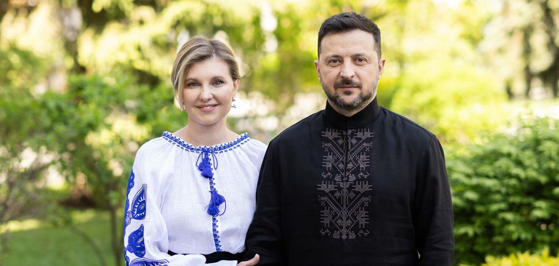 Які приховані символи зашифровані в вишиванці Олени Зеленської за понад 18 тисяч грн. Фото