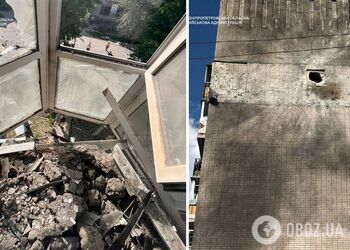 Россия атаковала Днепр 'Шахедами': повреждены две многоэтажки, есть пострадавшие. Фото