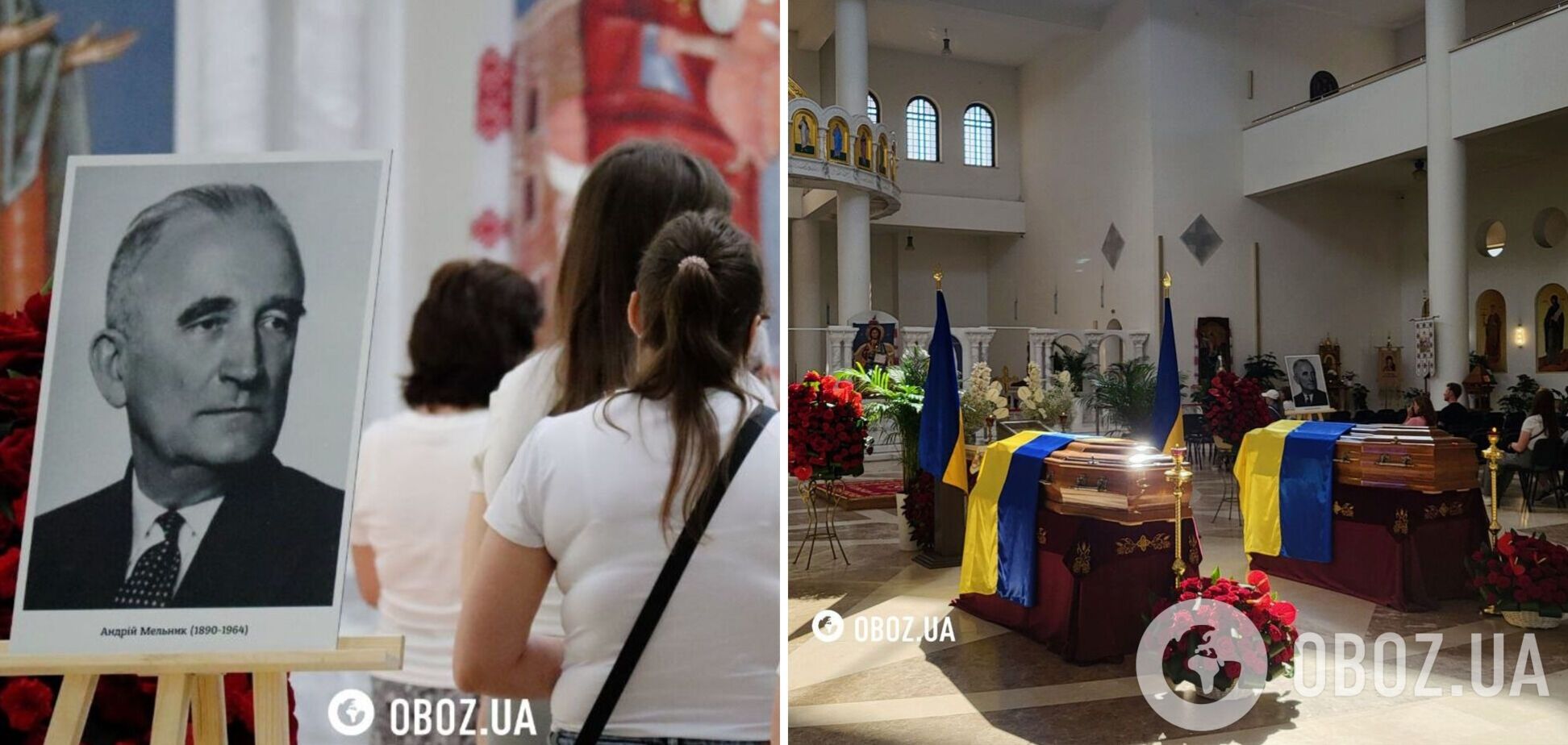 В Киев привезли останки лидера ОУН Андрея Мельника и его жены: началась церемония прощания. Фото и видео