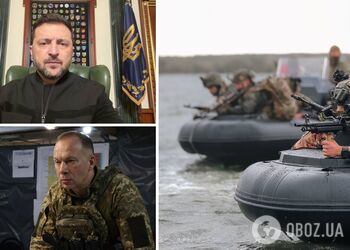 Всегда на самых тяжелых участках фронта: Зеленский и Сырский поздравили украинских морских пехотинцев с профессиональным праздником. Фото