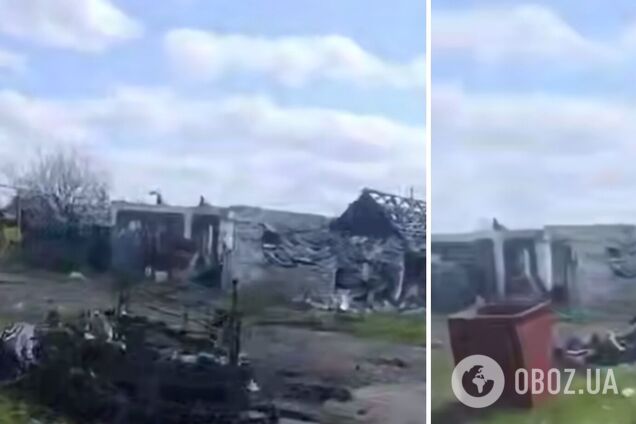 Российский оккупант показал последствия подрыва на мине наземного дрона во время эвакуации. Видео