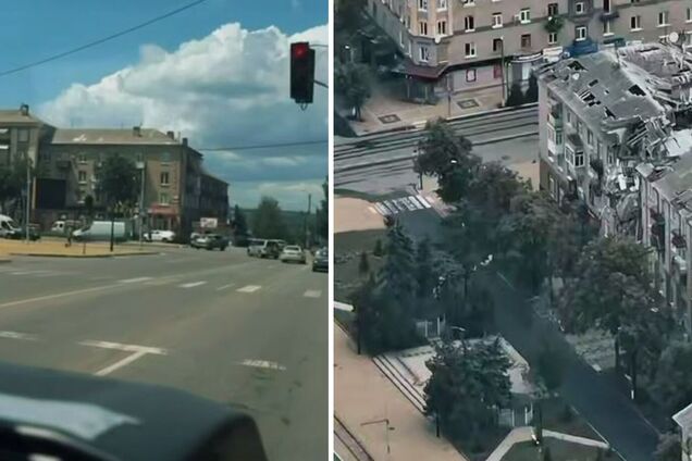 Разбитые улицы и заброшенные дома: в сети показали, как армия России за год изменила Дружковку