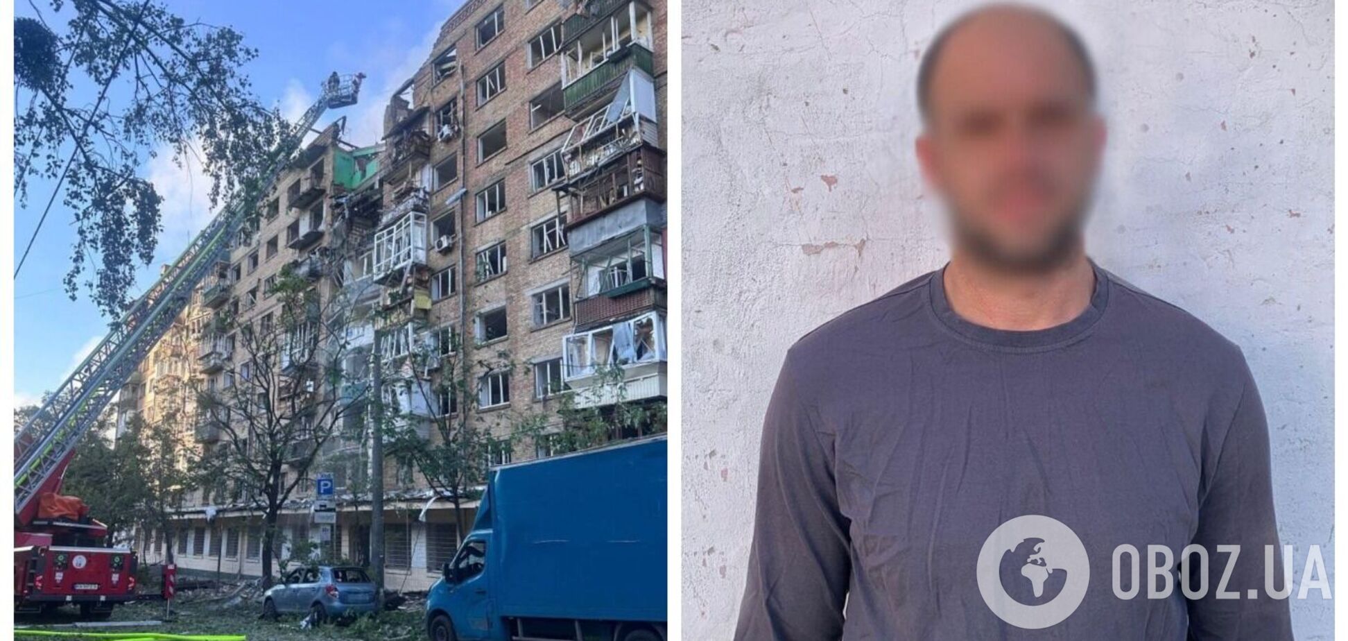 В Киеве задержала мародера, который обворовывал квартиры после удара РФ