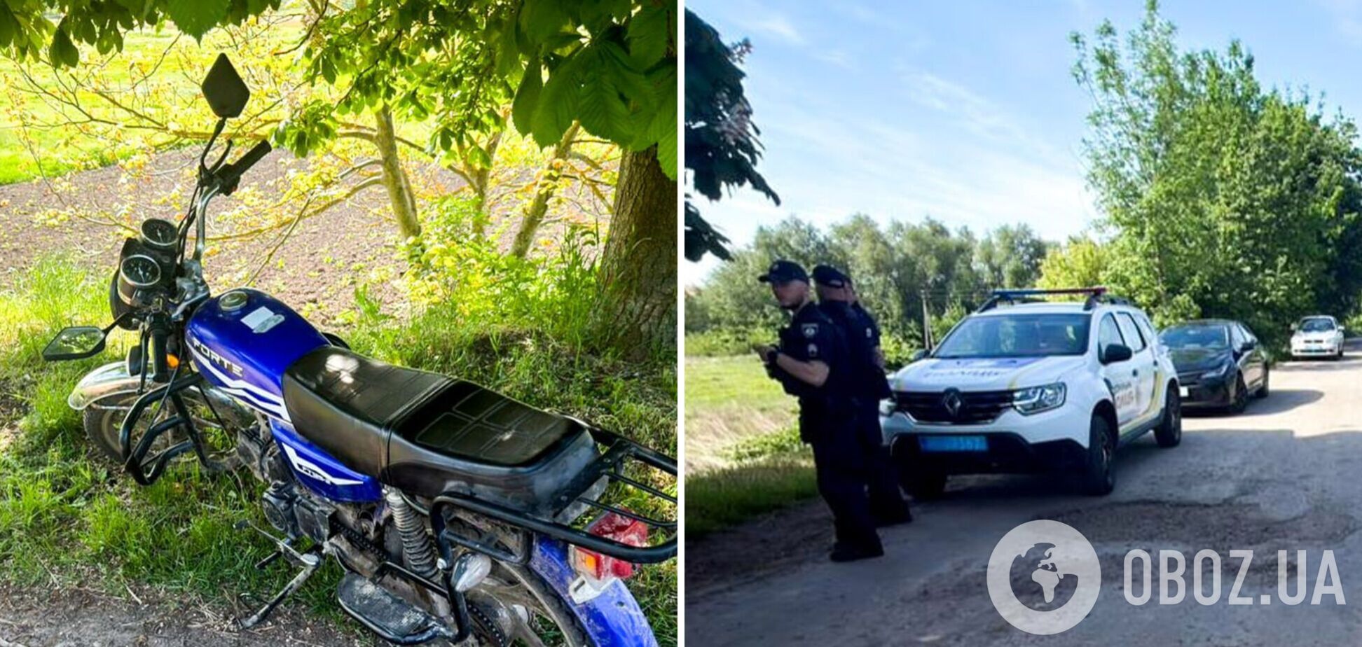 В мотоцикле заклинило колесо: в Ровенской области в ДТП пострадали три человека, среди них – дети. Фото
