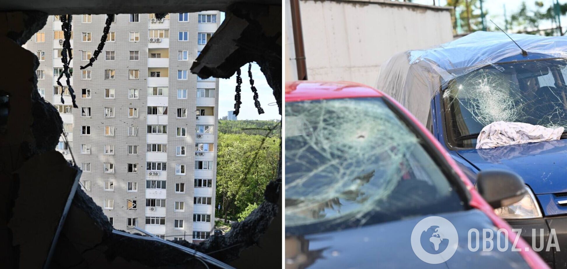 На Киевщине в результате ударов РФ повреждены 110 объектов: 11 пострадавших, среди них – ребенок. Фото