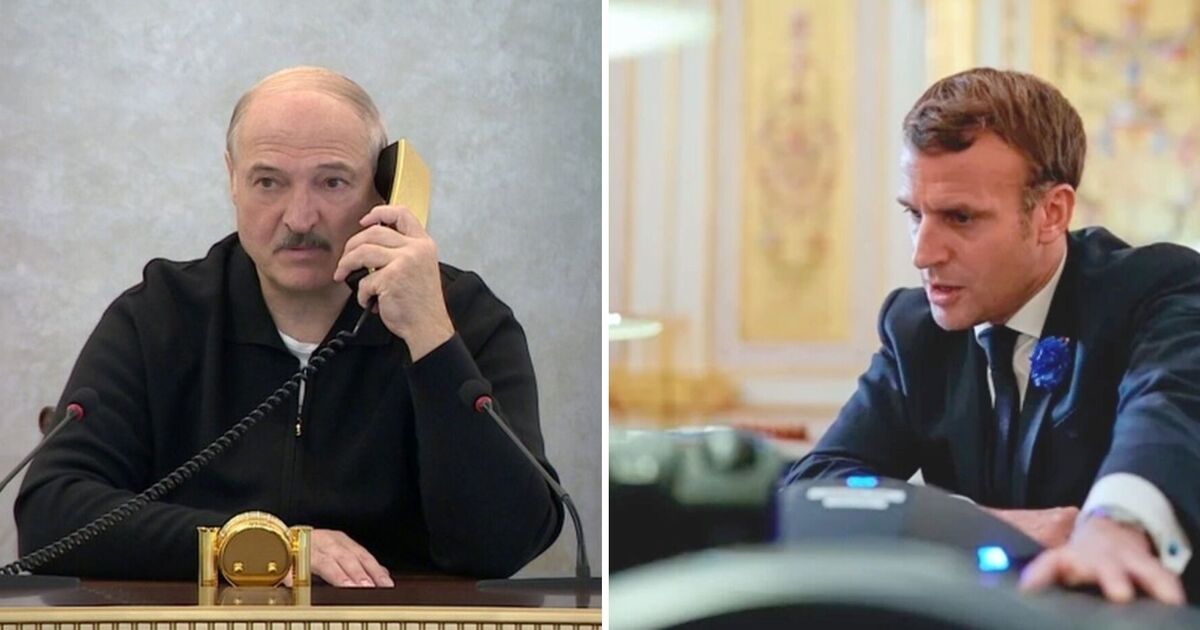 Макрон вперше за 4 роки телефонував Лукашенку щодо участі Білорусі у війні