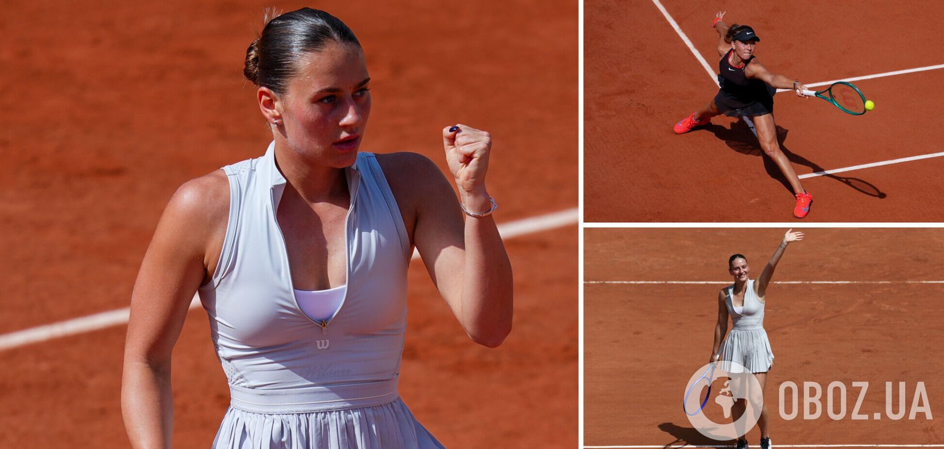 Костюк на Roland Garros розгромила російську тенісистку, яка втекла з РФ до Іспанії. Відео