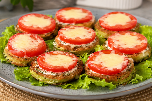 Самые вкусные жареные кабачки: добавьте соус, помидор и сыр