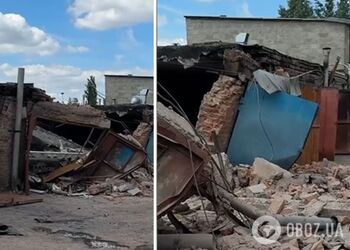 'Вот такой стратегический объект': житель Белой Церкви показал разрушенный российским 'Орешником' свой гараж. Видео