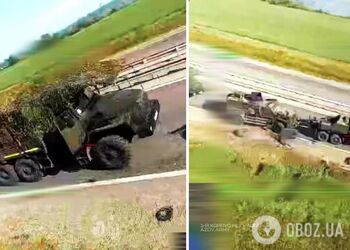 'Безпечного Приазов’я для окупантів не буде': захисники України показали удари по логістиці  ворога на трасі біля Маріуполя. Відео