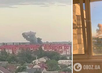 Под прицелом были авиабаза и авиаремонтный завод: в Таганроге и Воронеже прогремели взрывы, поднялся дым. Фото и видео