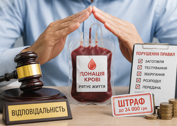 Штрафы до 34 тыс. грн: в Украине планируют усилить ответственность за нарушение правил донорства крови