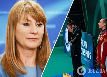 Через бойкот гімну Росії: чемпіонка ОІ з РФ звинуватила українських гімнасток у тому, що вони влаштували 'поле битви' на ЧЄ