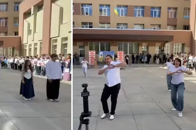 Такие моменты объединяют: в киевской школе учителя и ученики устроили чувственное шоу на последний звонок. Видео