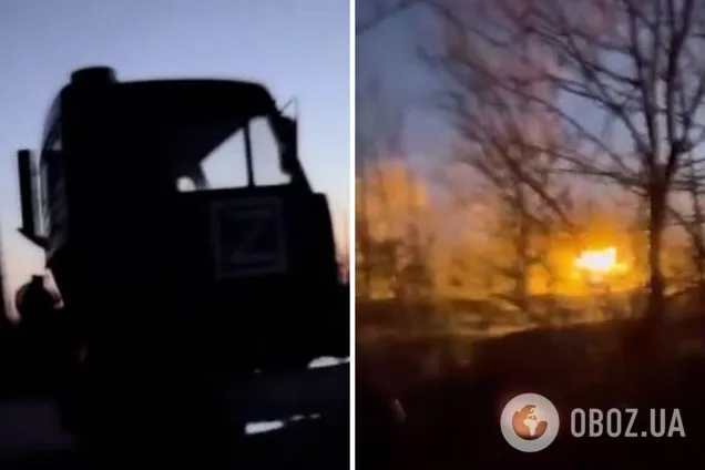 'Атеш' провели диверсию в Луганске: уничтожен КамАЗ оккупантов. Видео