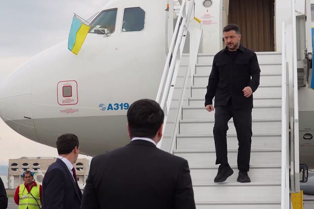 Зеленский прибыл в Ереван на саммит Европейского политического сообщества. Видео