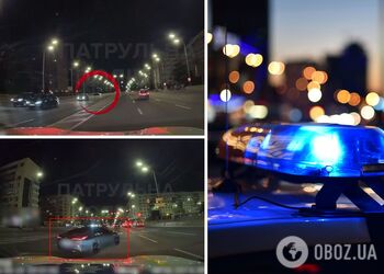В Киеве водитель под наркотиками устроил 'дрифт' на Печерске. Видео
