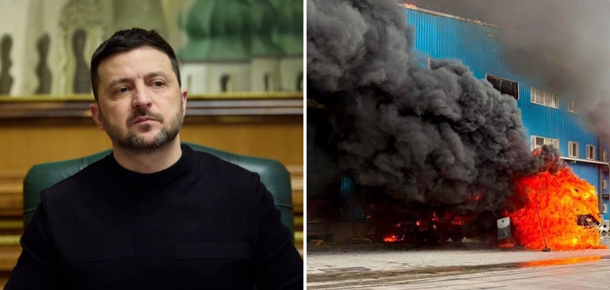 'Только давление сработает на мир': Зеленский отреагировал на удар РФ по Днепру. Фото