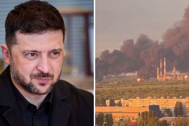 '700 километров от линии фронта': Зеленский об успешном ударе по Саратовскому НПЗ. Видео