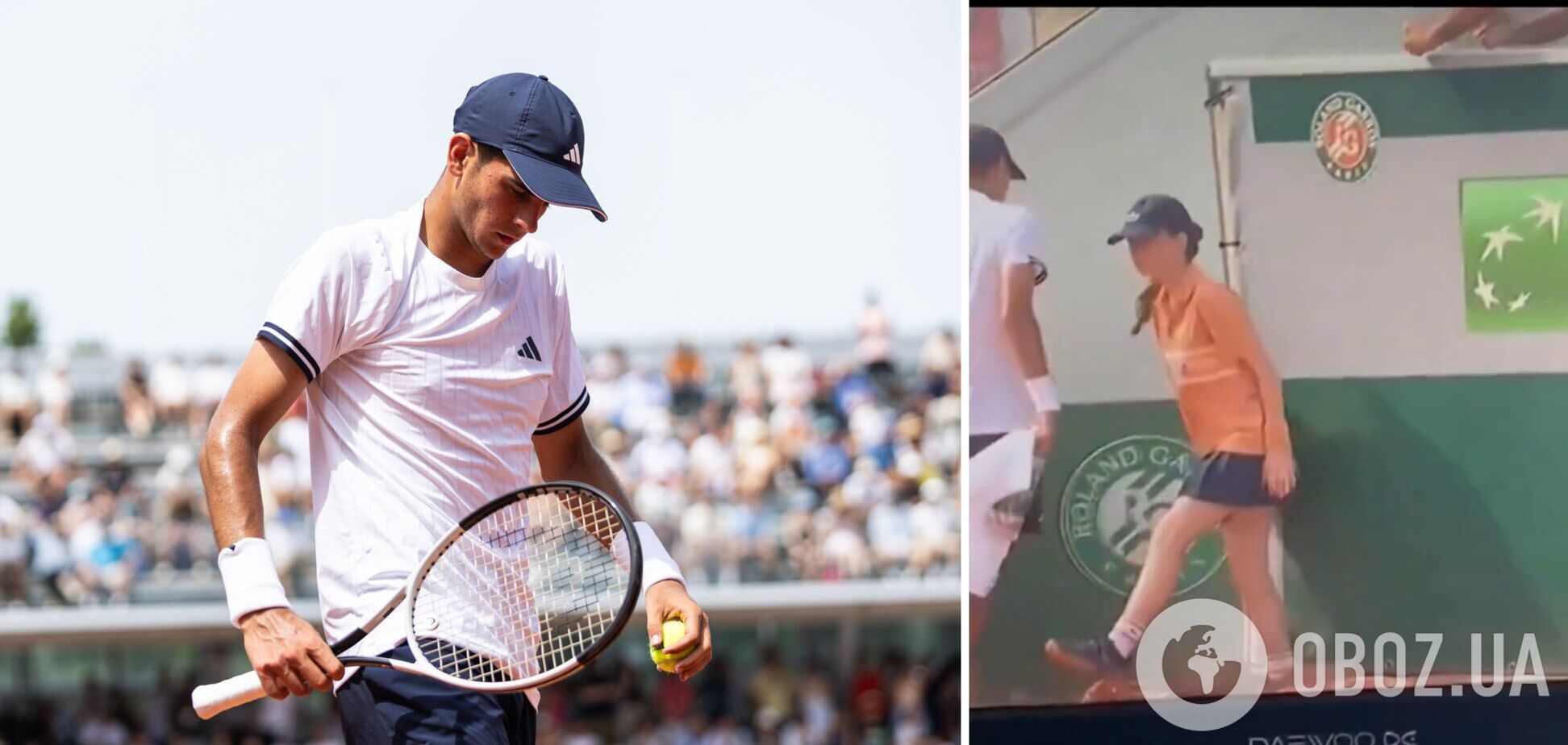 Оптическая иллюзия спровоцировала грандиозный скандал на Roland Garros. Видео собрало 10 млн просмотров за сутки