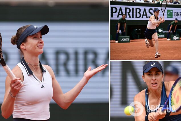 Світоліна перевернула матч і вийшла у чвертьфінал Roland Garros, повісивши суперниці 'бублик'. Відео
