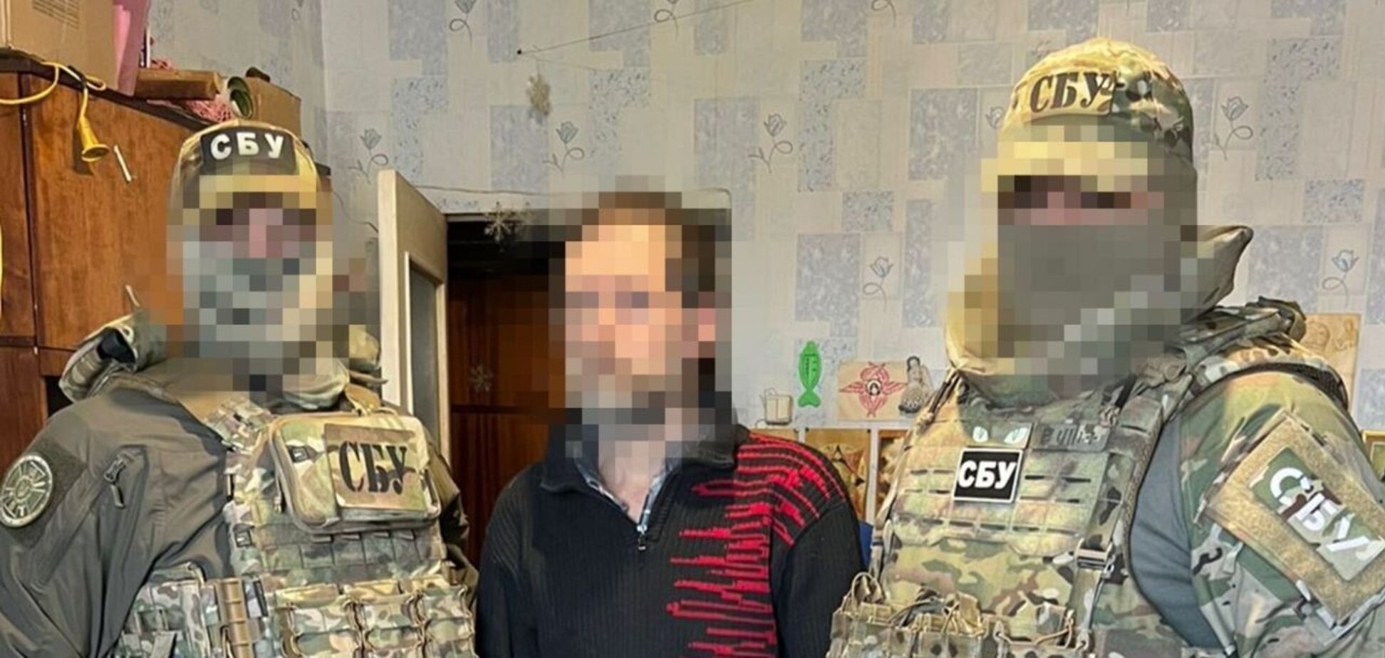СБУ затримала коригувальника ударів Росії по Запоріжжю, який маскувався під літнього чоловіка. Фото