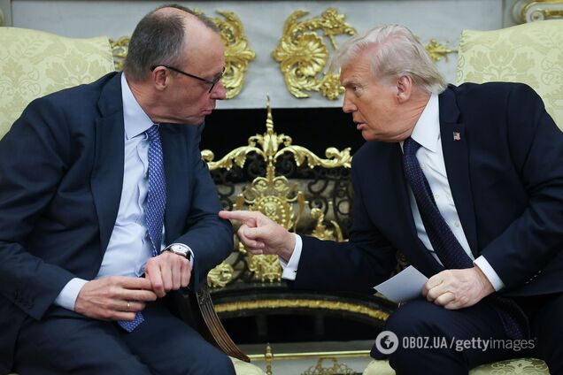 Дональд Трамп и Фридрих Мерц