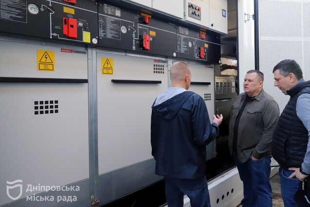 Днепр получил от Кабмина пять мощных генераторов для усиления энергосистемы города