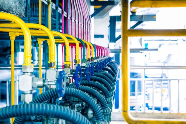 Иллюстрация - газовые трубы