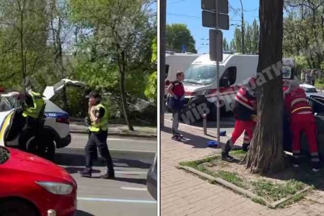 В Киеве на Печерске водитель Maserati устроил массовое ДТП с пострадавшим. Подробности и видео