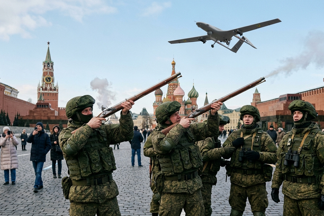 'Чому не з рогатки?' У Росії професор закликав боротися проти українських дронів за допомогою мушкетів ХІХ століття: мережа вибухнула коментарями