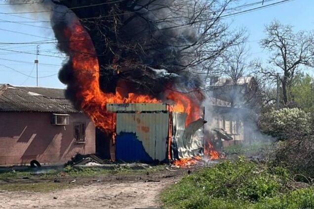 Россия ударила по Харькову: вспыхнул киоск, пострадали девять человек. Фото