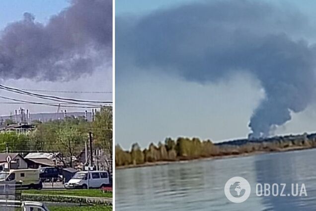 У Пермі втретє за 9 днів атаковано 'Лукойл-Пермнафтооргсинтез': піднявся дим. Фото і відео