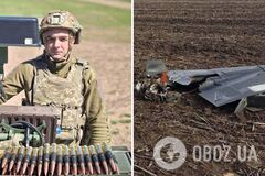 Збив два російських 'Шахеда' на Одещині: у Генштабі відзначили кулеметника мобільної вогневої групи 160 ЗРБр. Фото