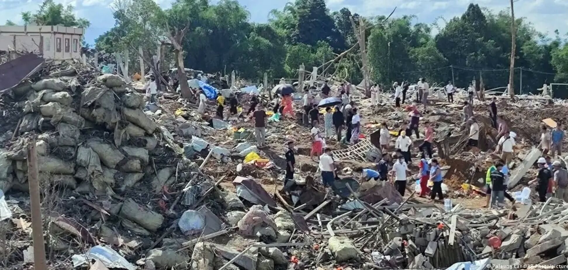 У М'янмі на складі пролунав потужний вибух: понад 40 загиблих, багато поранених