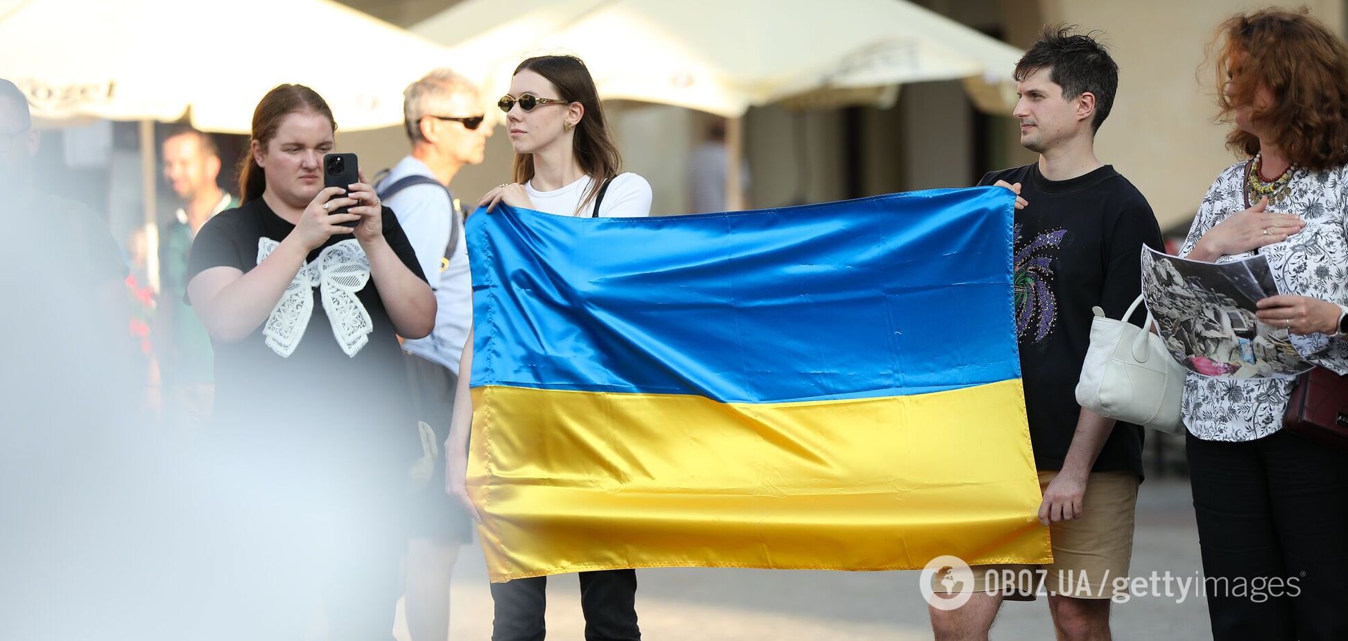 Украинские беженцы. Иллюстративное изображение