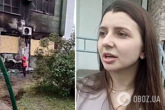 "Ми побачили спалах, а потім на нас полетіло скло": мешканка