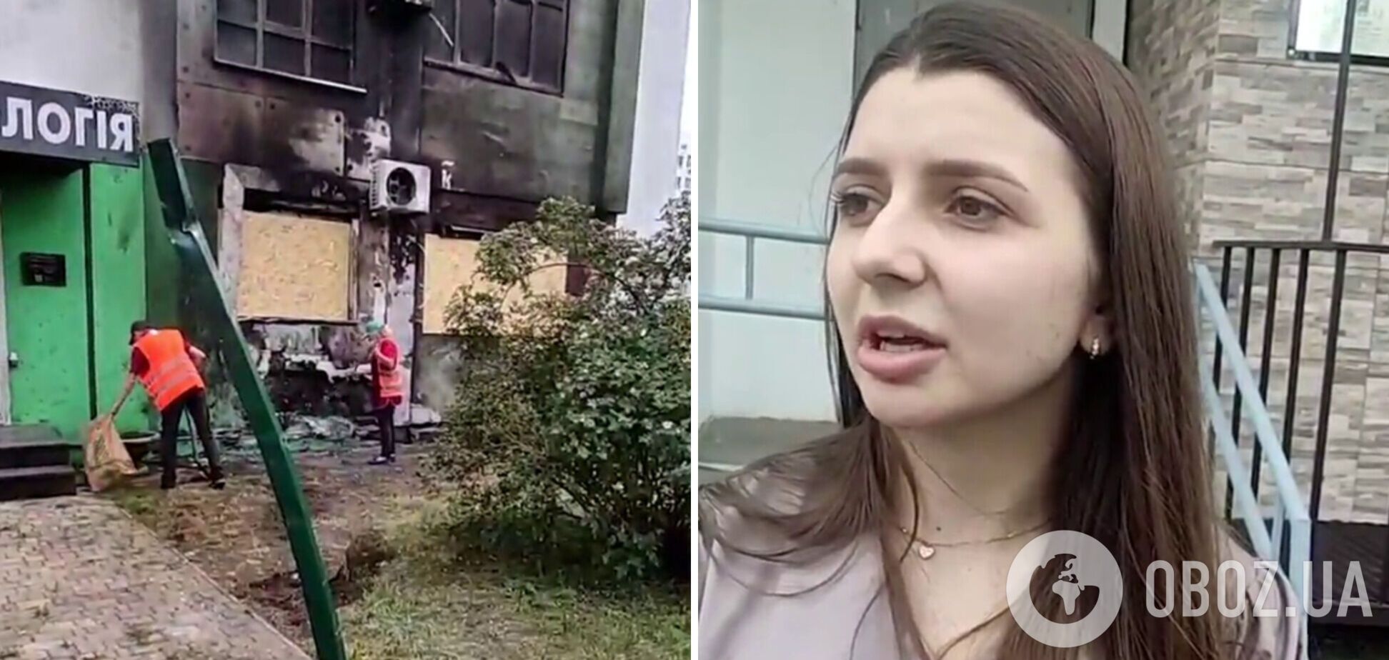 'Ми побачили спалах, а потім на нас полетіло скло': мешканка Харкова розповіла про російську атаку. Відео
