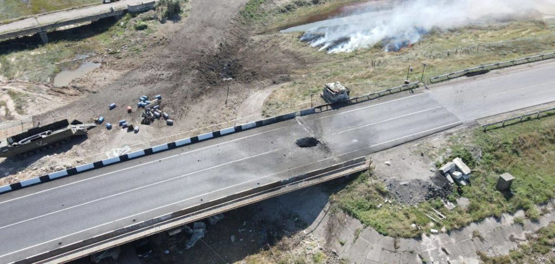 Знищений чи ні? В якому стані Чонгарськмй міст після українських атак. Супутникові фото